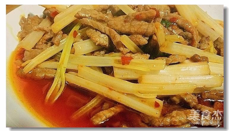 芹菜炒牛肉的做法-家常味炒菜譜