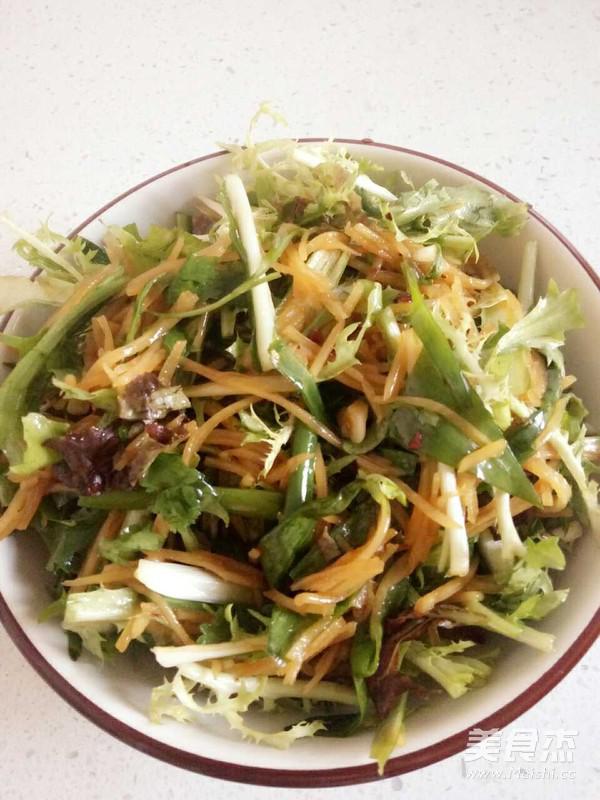 土豆絲拌苦苣的做法-咸鮮味拌菜譜