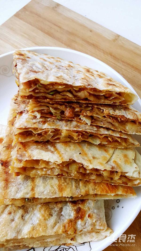 家常肉餅的做法-咸鮮味烙菜譜