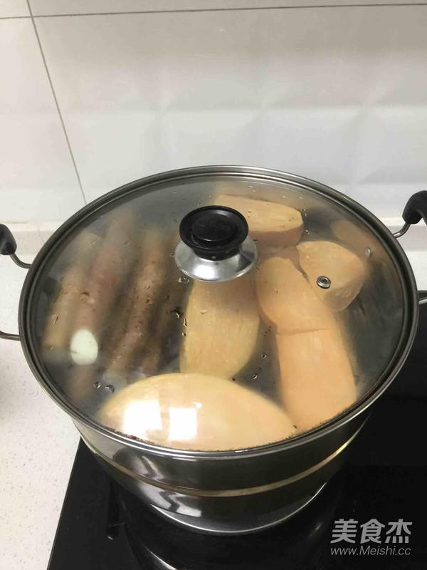 蒸玉米地瓜山藥的做法-其它口味蒸菜譜