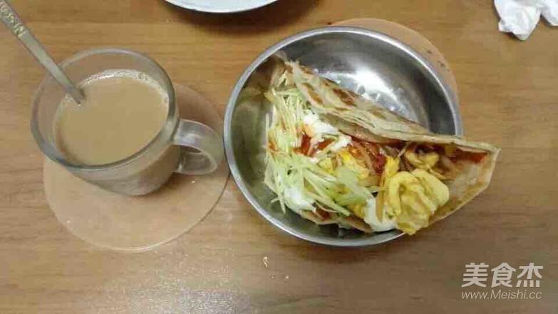 完美早餐：手抓餅的做法-酸甜味炒菜譜