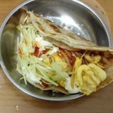 完美早餐：手抓餅的做法-酸甜味炒菜譜