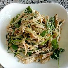 涼拌雞絲黃瓜的做法-麻辣味拌菜譜