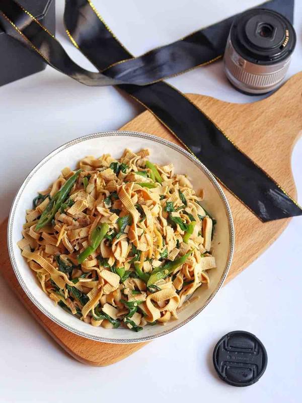 韭菜千張炒肉絲的做法-家常味炒菜譜