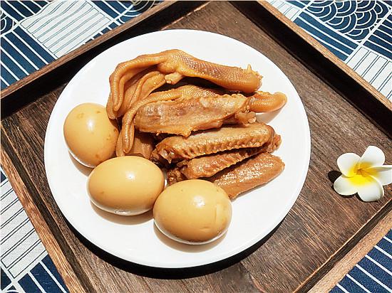 鹵鴨掌鴨翅的做法-五香味鹵菜譜