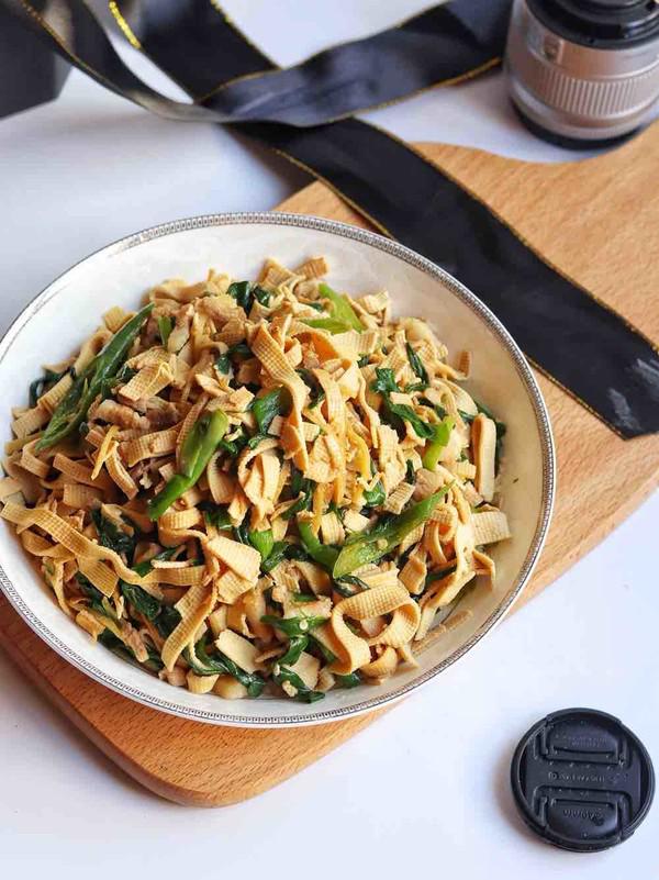 韭菜千張炒肉絲的做法-家常味炒菜譜