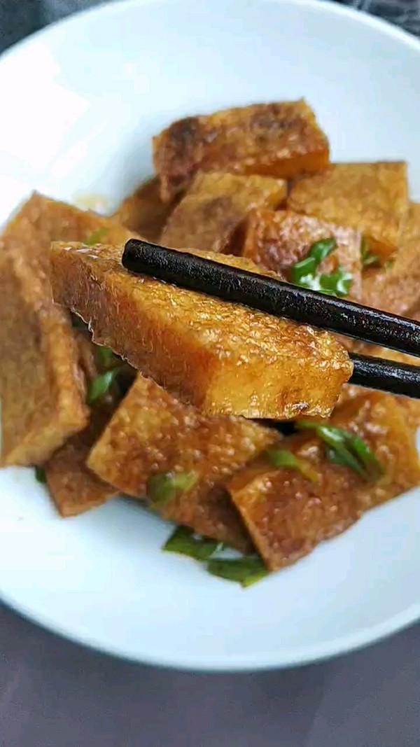 醬汁煎千葉豆腐的做法-醬香味煎菜譜