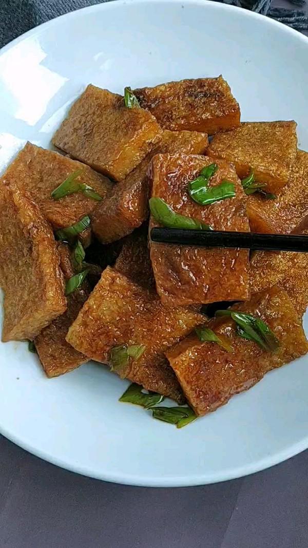 醬汁煎千葉豆腐的做法-醬香味煎菜譜