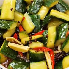 熗拌黃瓜的做法-咸鮮味拌菜譜