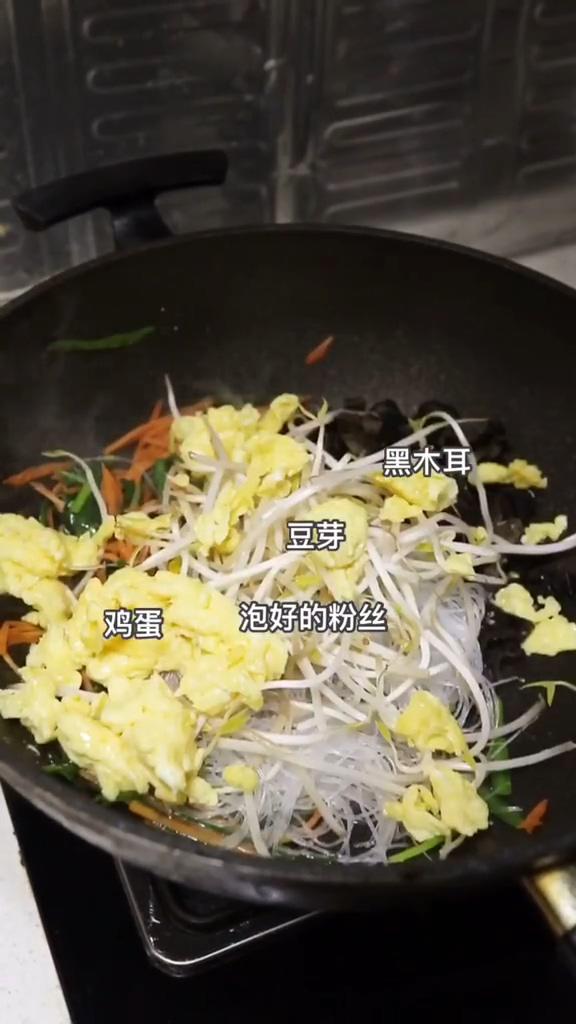 家常炒合菜的做法-咸鮮味炒菜譜