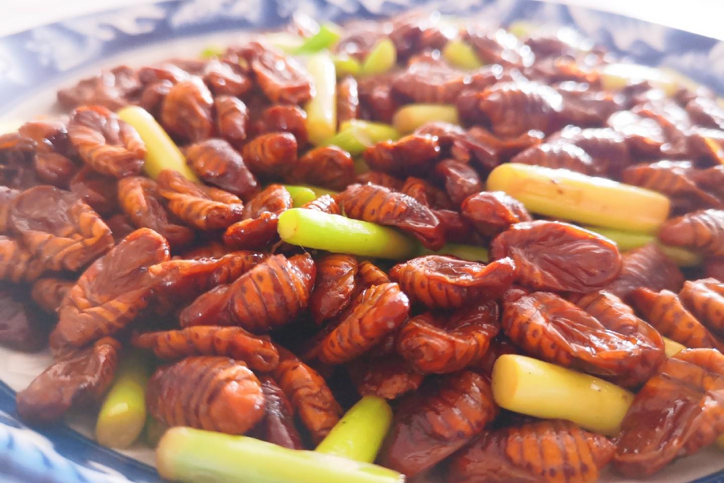 炒蠶蛹的做法-家常味炒菜譜