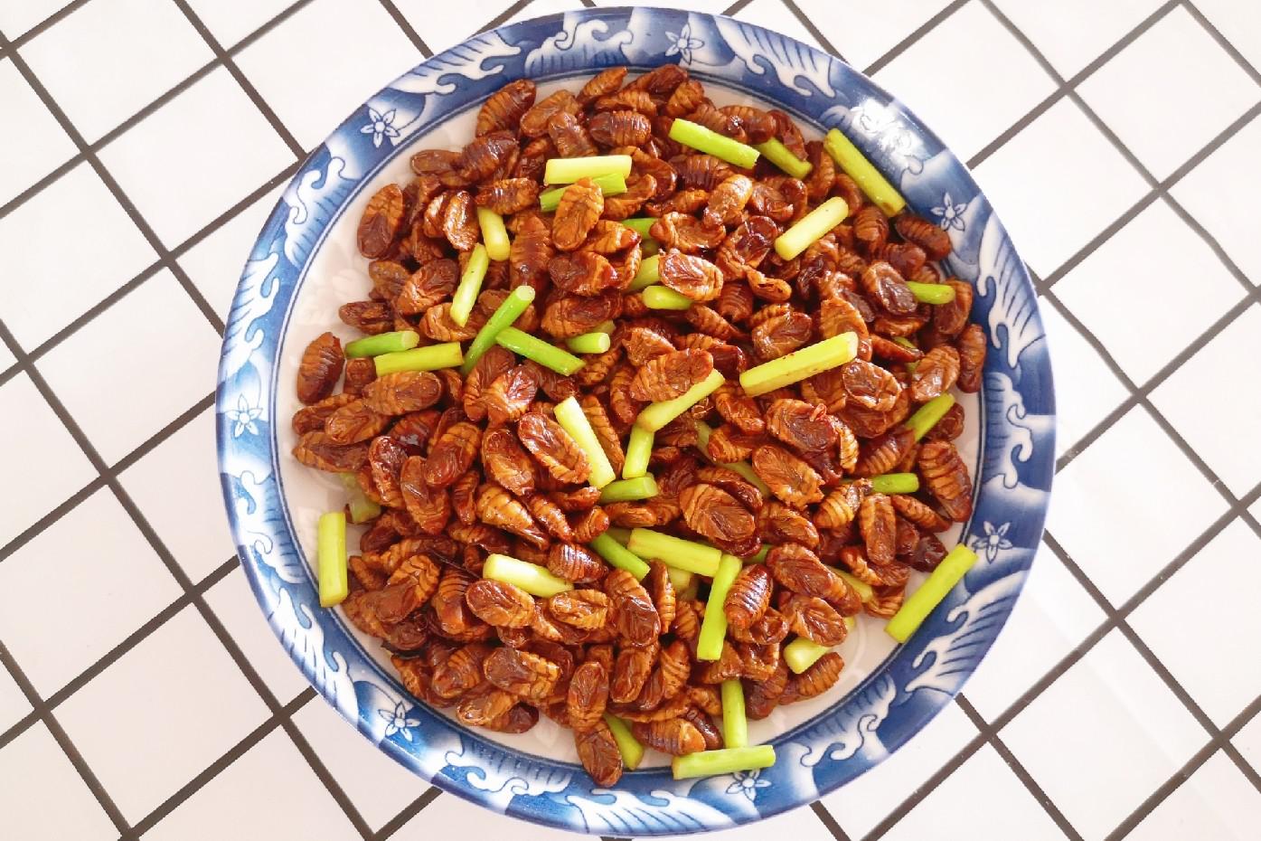 炒蠶蛹的做法-家常味炒菜譜