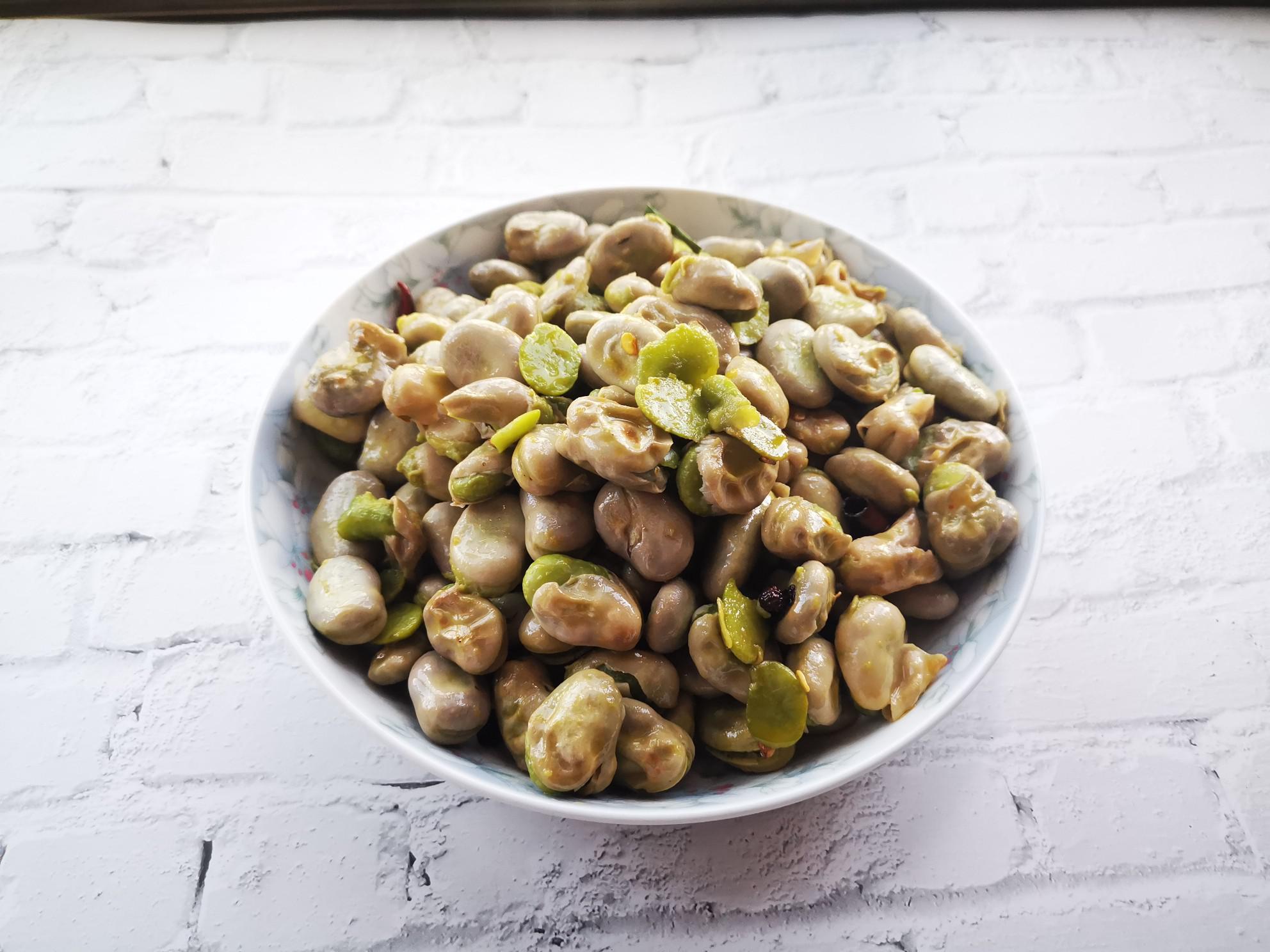 炒嫩蠶豆的做法-家常味炒菜譜