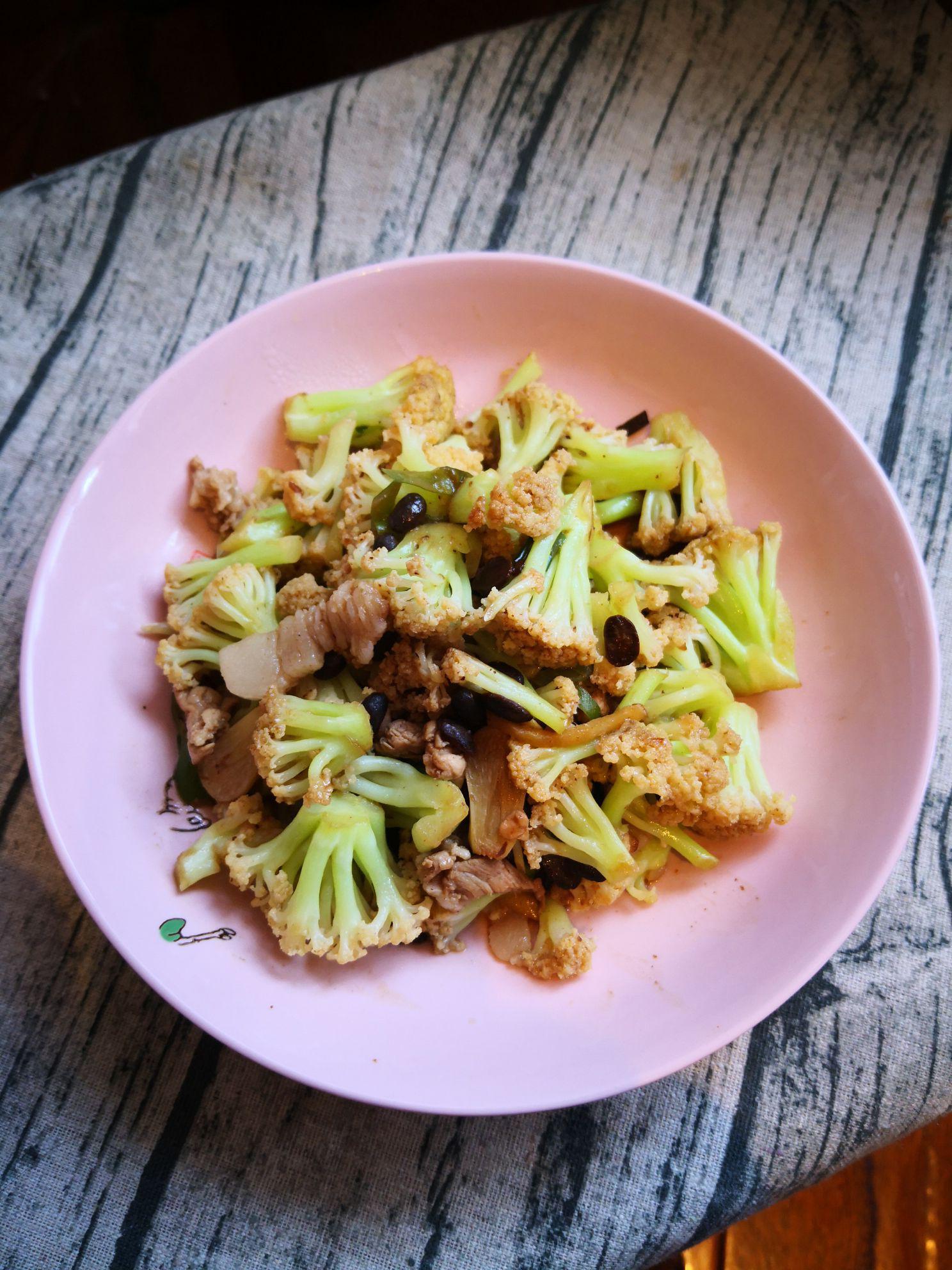 豆豉菜花的做法-家常味炒菜譜