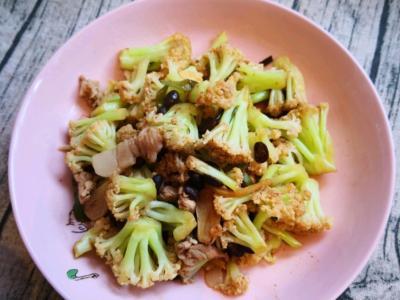 豆豉菜花的做法-家常味炒菜譜