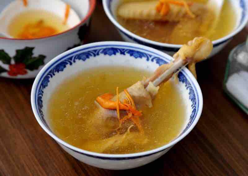 蟲草菇雞湯的做法-咸鮮味煮菜譜