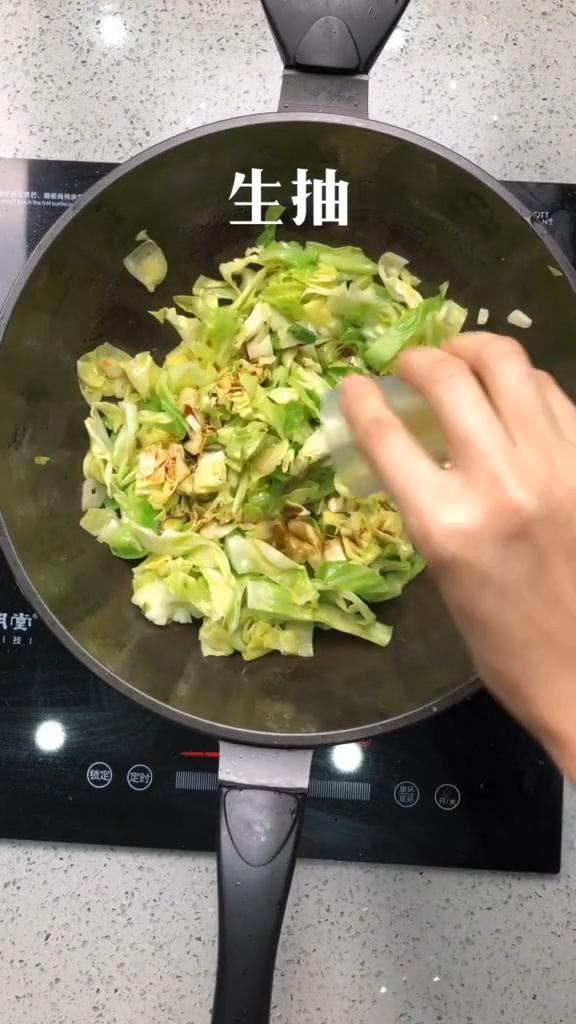 粉絲包菜的做法-咸鮮味炒菜譜