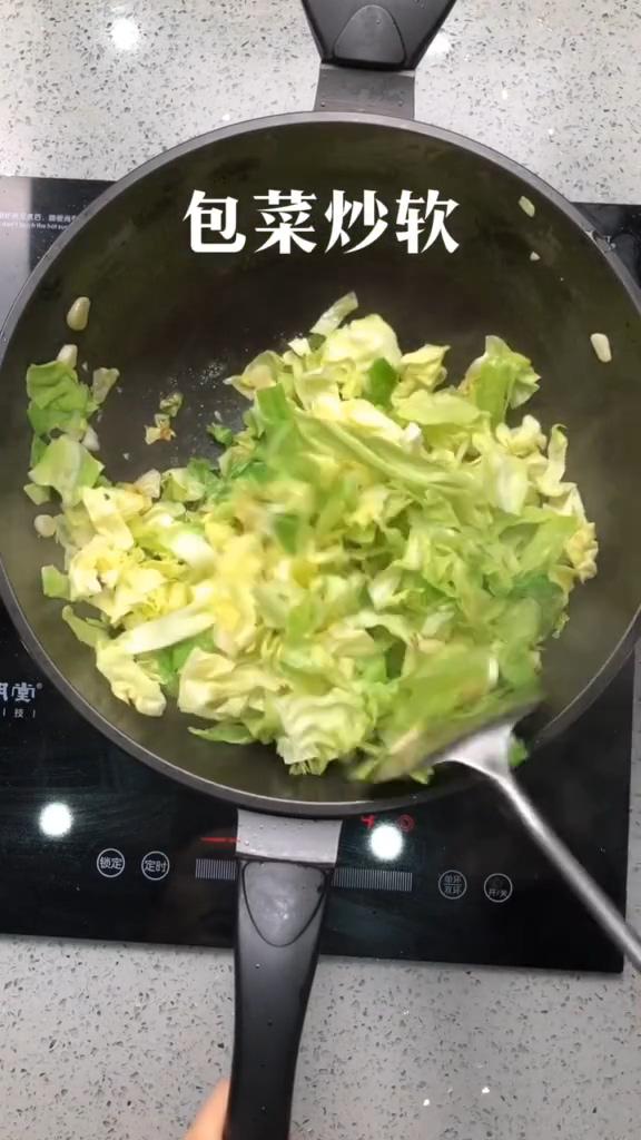 粉絲包菜的做法-咸鮮味炒菜譜