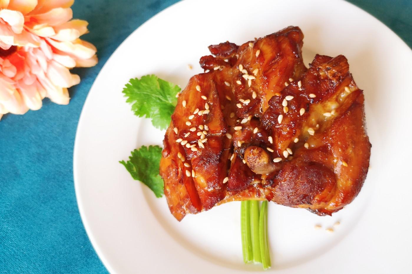 蜜汁雞腿排的做法-家常味烤菜譜