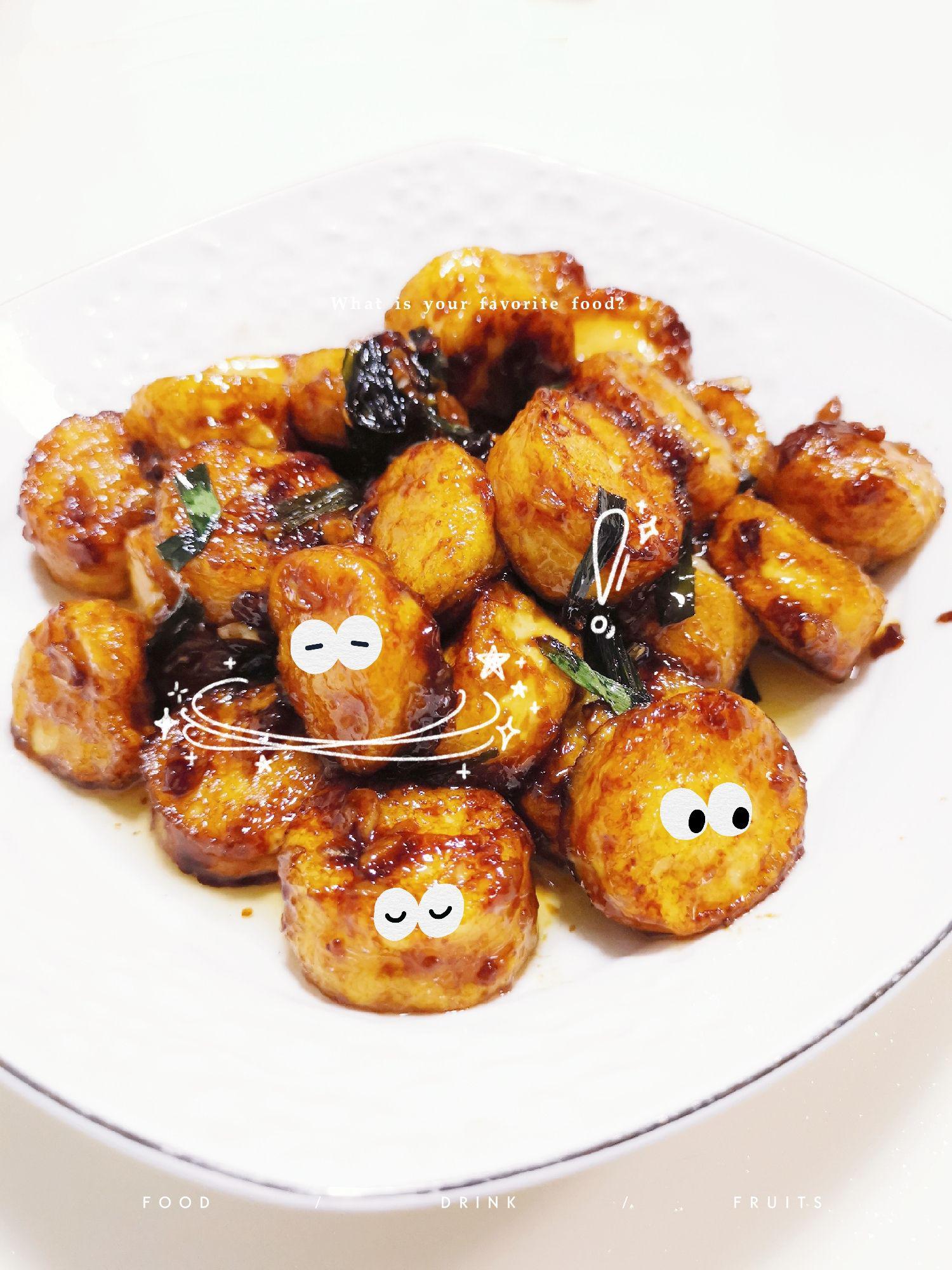 紅燒日本豆腐的做法-家常味燒菜譜