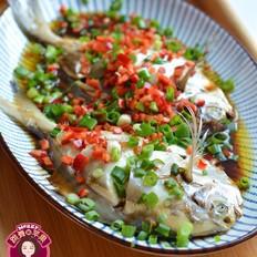 清蒸平魚的做法-香辣味蒸菜譜