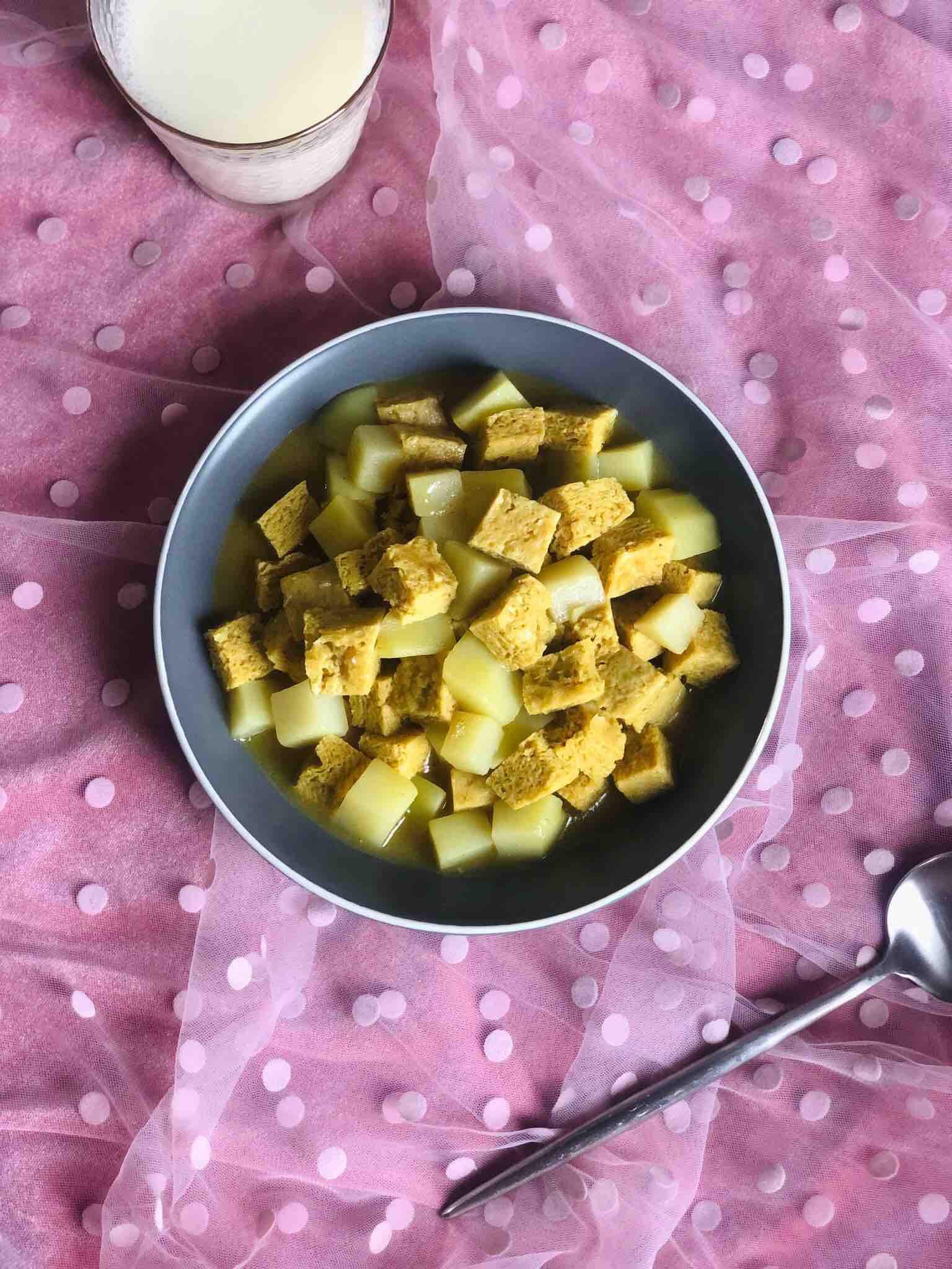 咖喱凍豆腐的做法-咖喱味炒菜譜