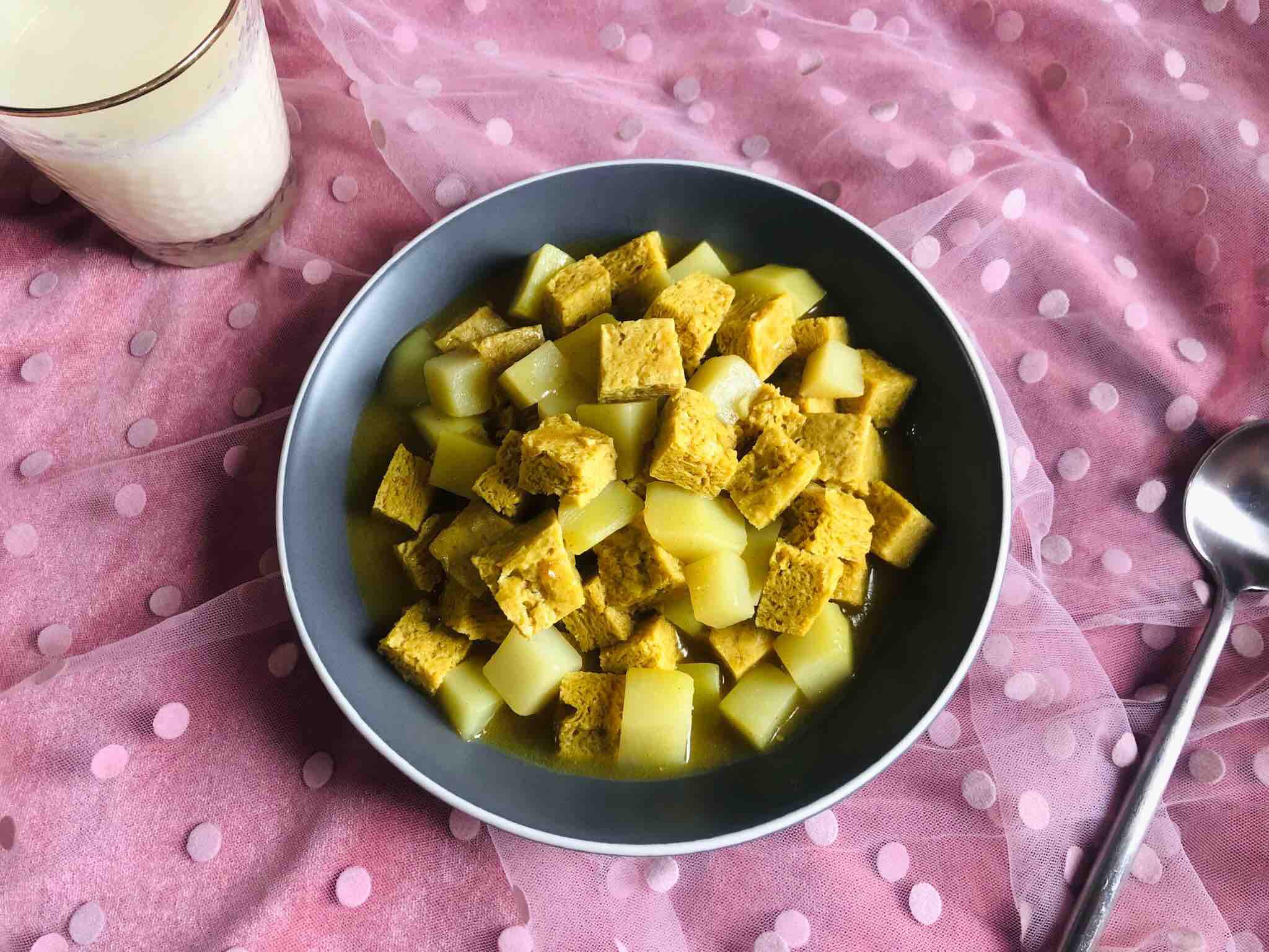 咖喱凍豆腐的做法-咖喱味炒菜譜