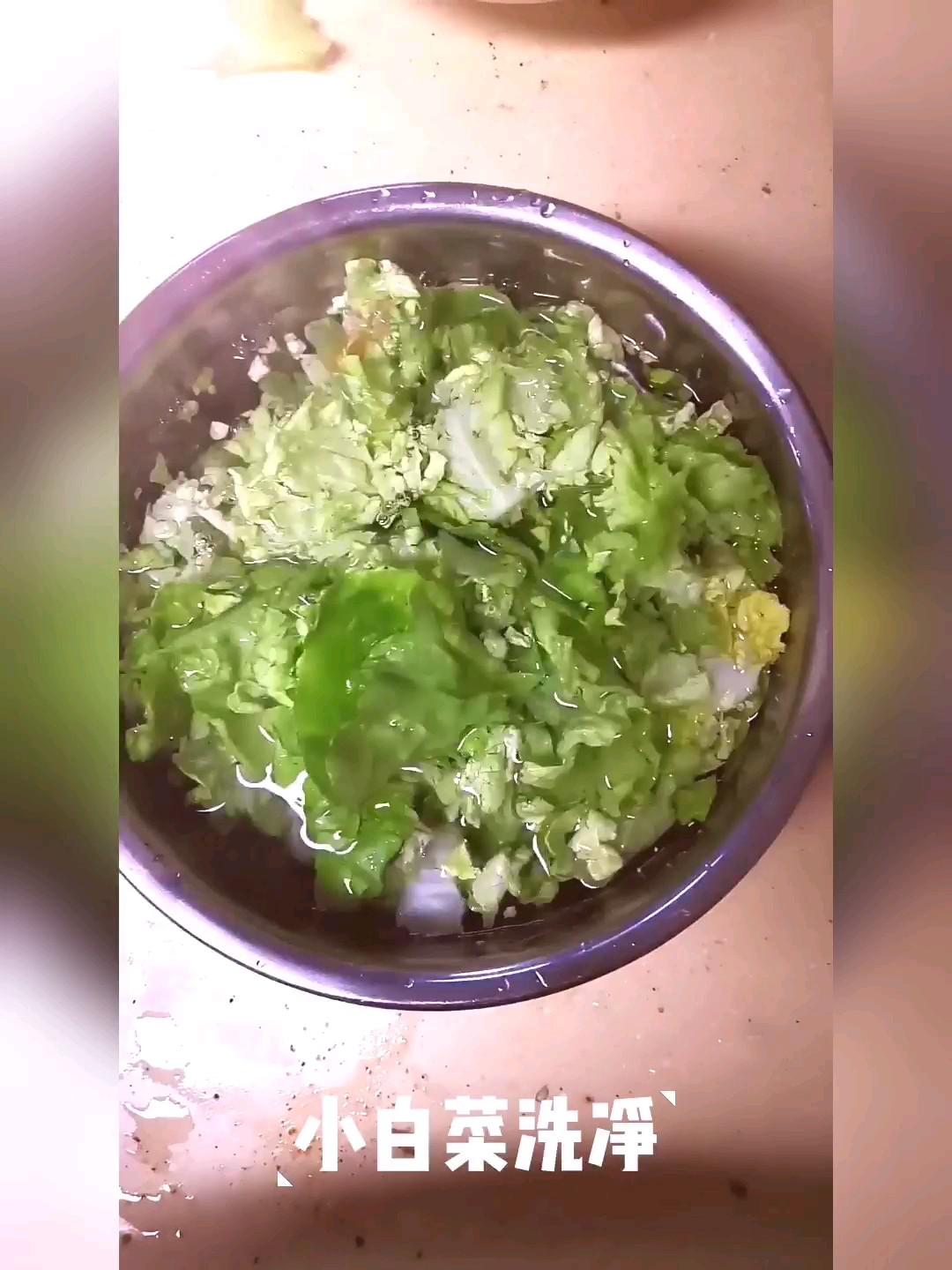 微波爐炒小白菜的做法-家常味微波菜譜