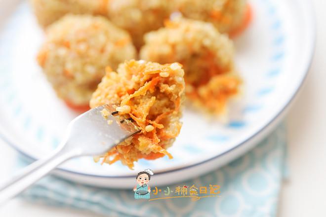 10個(gè)月以上輔食胡蘿卜藜麥肉丸的做法-家常味蒸菜譜