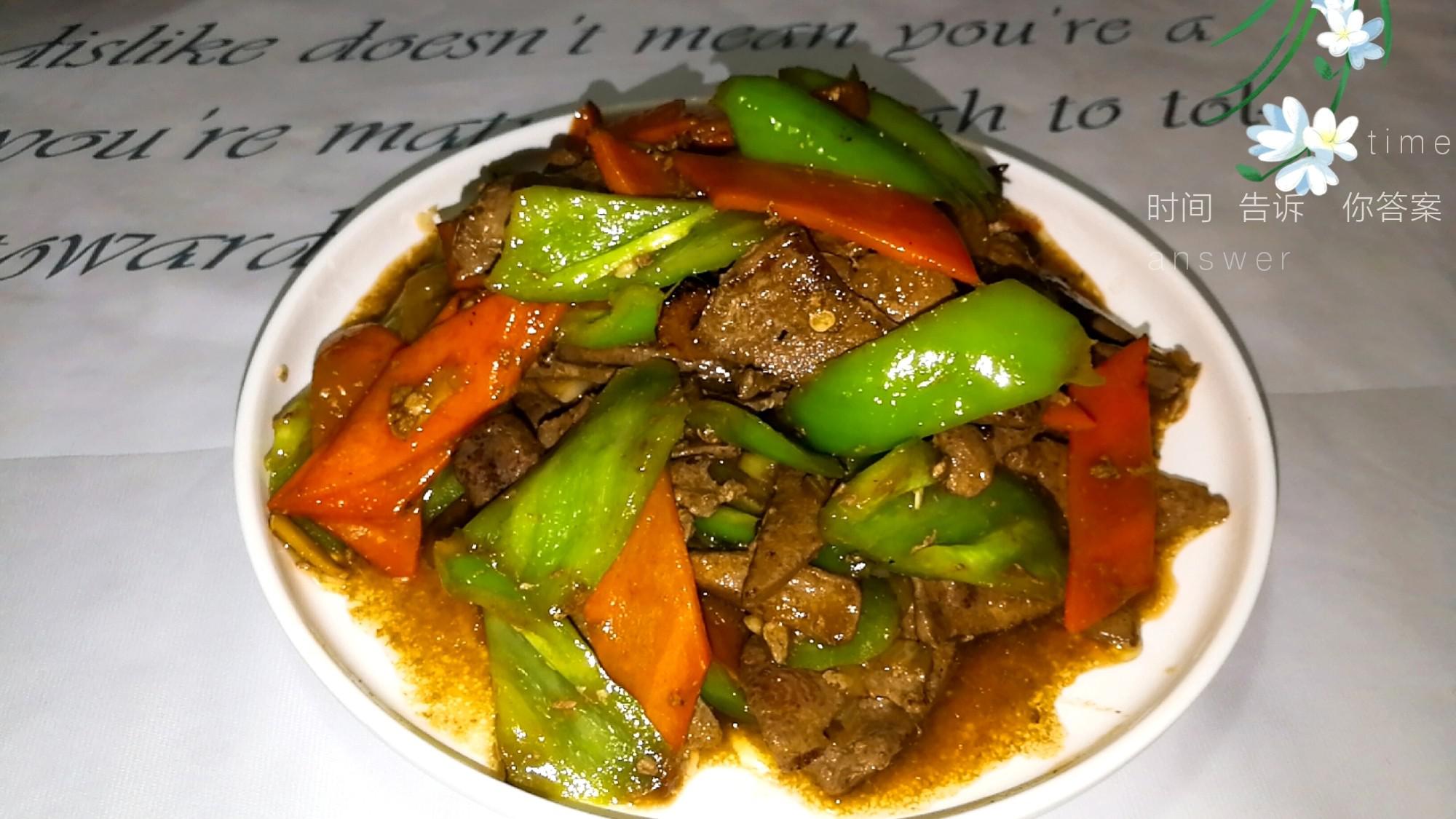 家常炒豬肝的做法-家常味炒菜譜