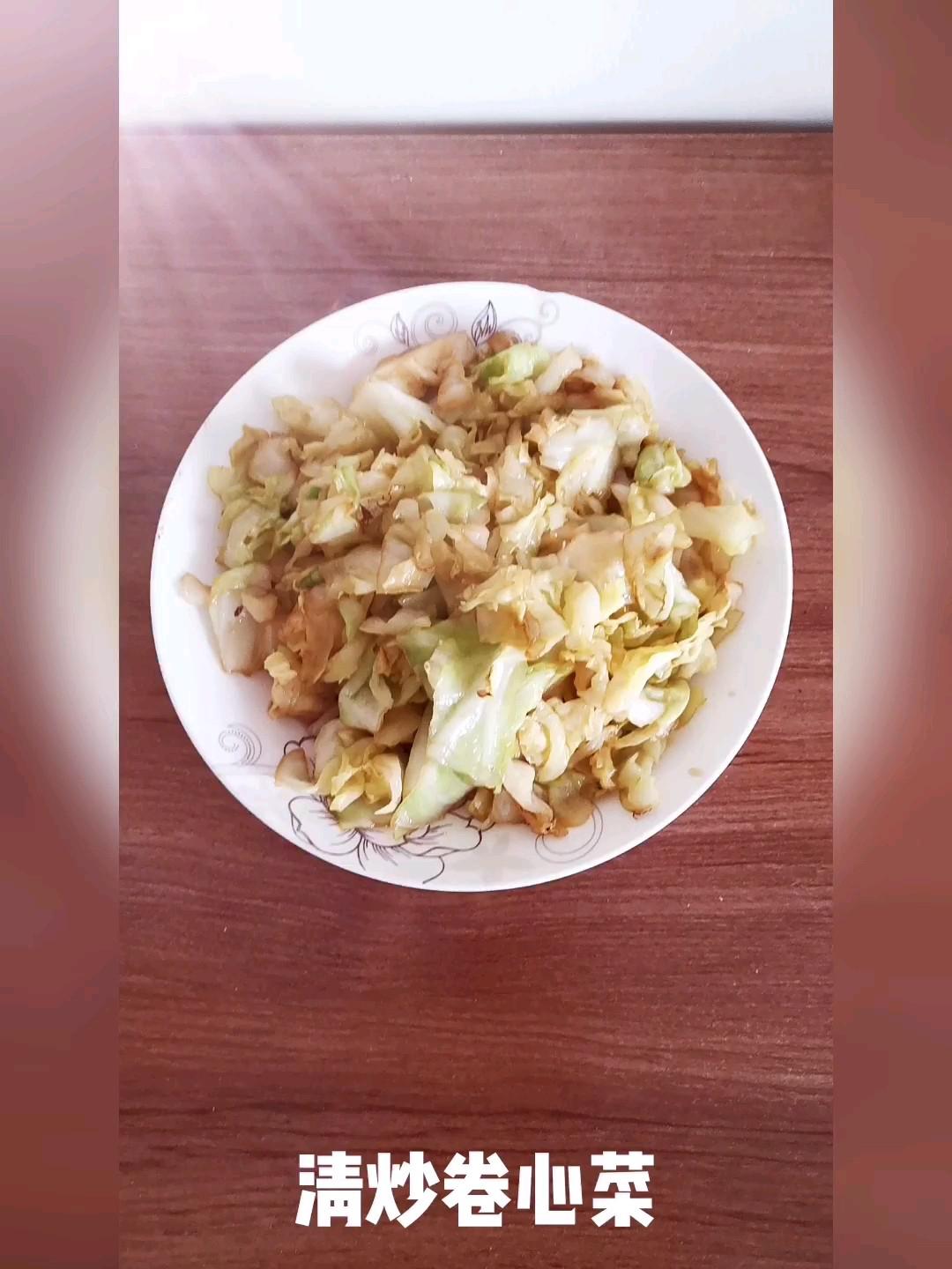 清炒卷心菜的做法-家常味炒菜譜