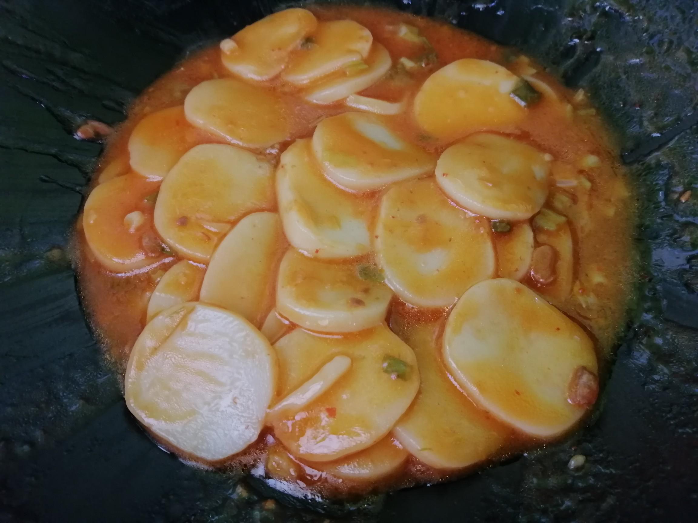 辣醬炒年糕的做法-香辣味炒菜譜