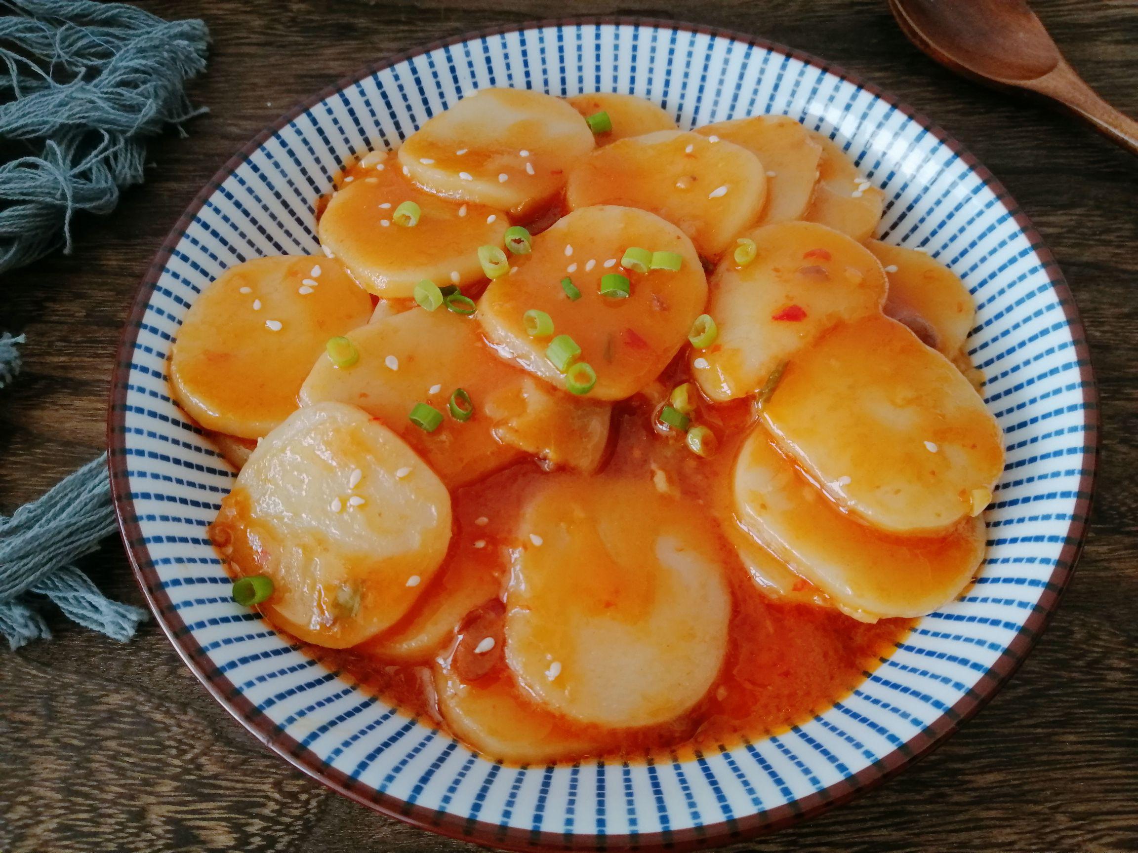 辣醬炒年糕的做法-香辣味炒菜譜