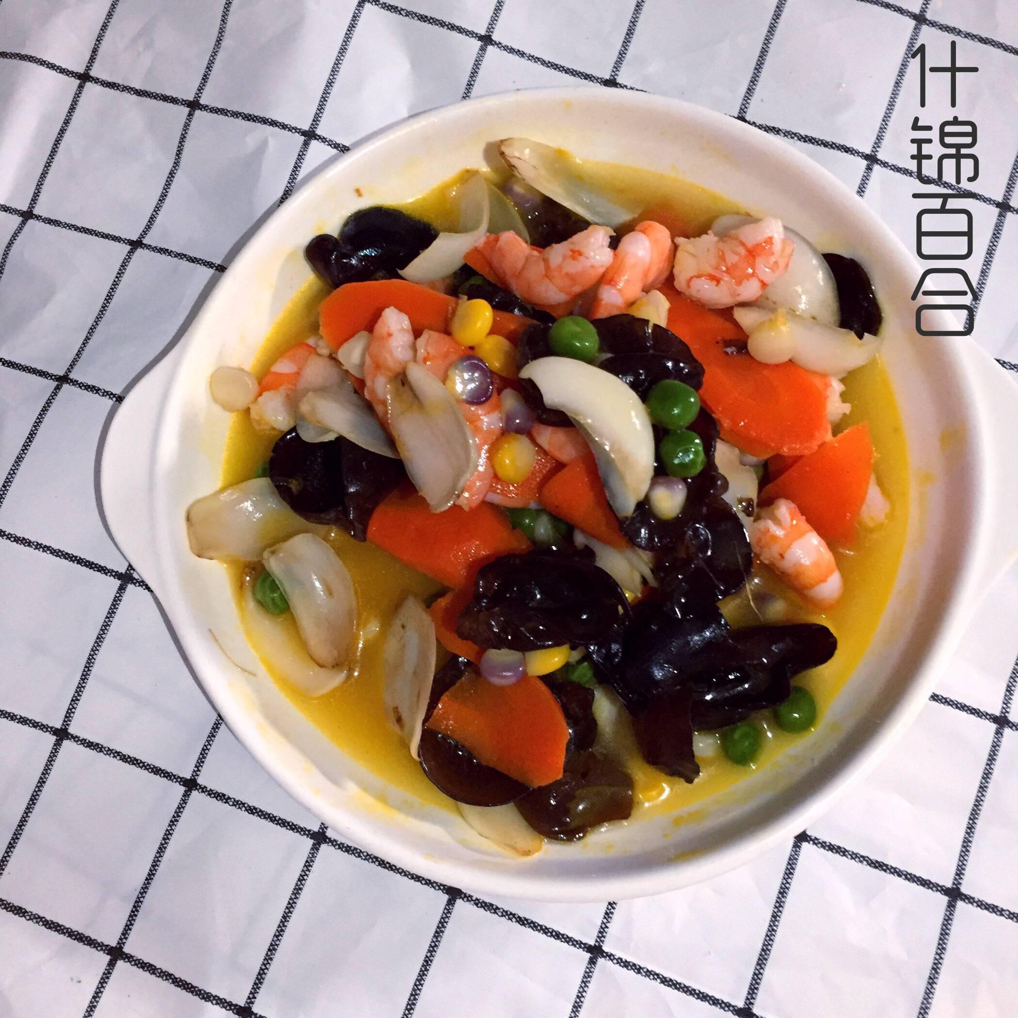 清爽不油膩——什錦百合的做法-家常味炒菜譜