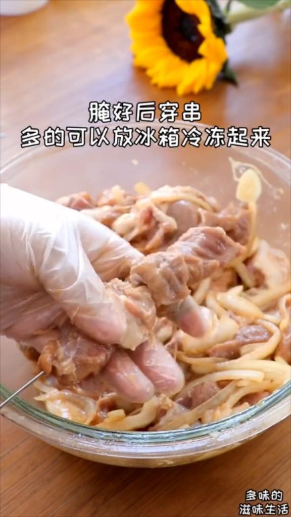 香辣孜然羊肉串的做法-香辣味烤菜譜