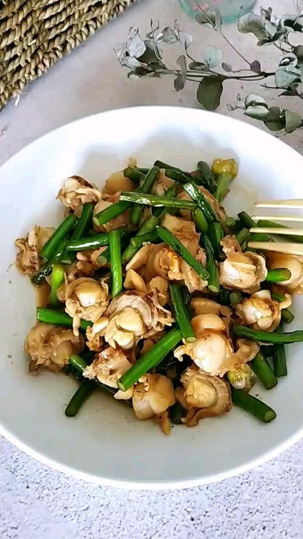 蒜薹炒扇貝的做法-蒜香味炒菜譜