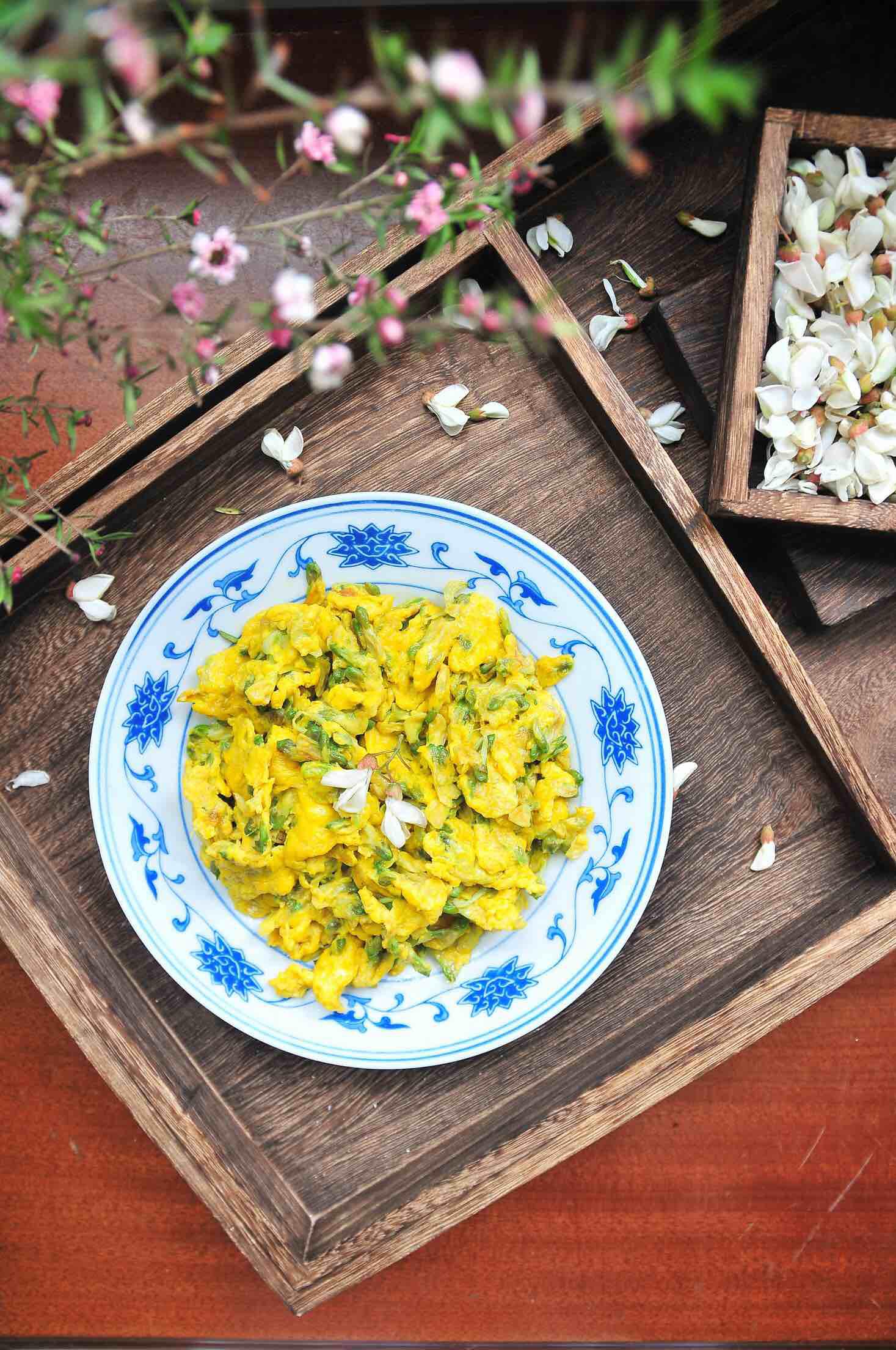 槐花炒雞蛋的做法-家常味炒菜譜-易網健康養生網 槐花炒雞蛋的做法-家常味炒菜譜