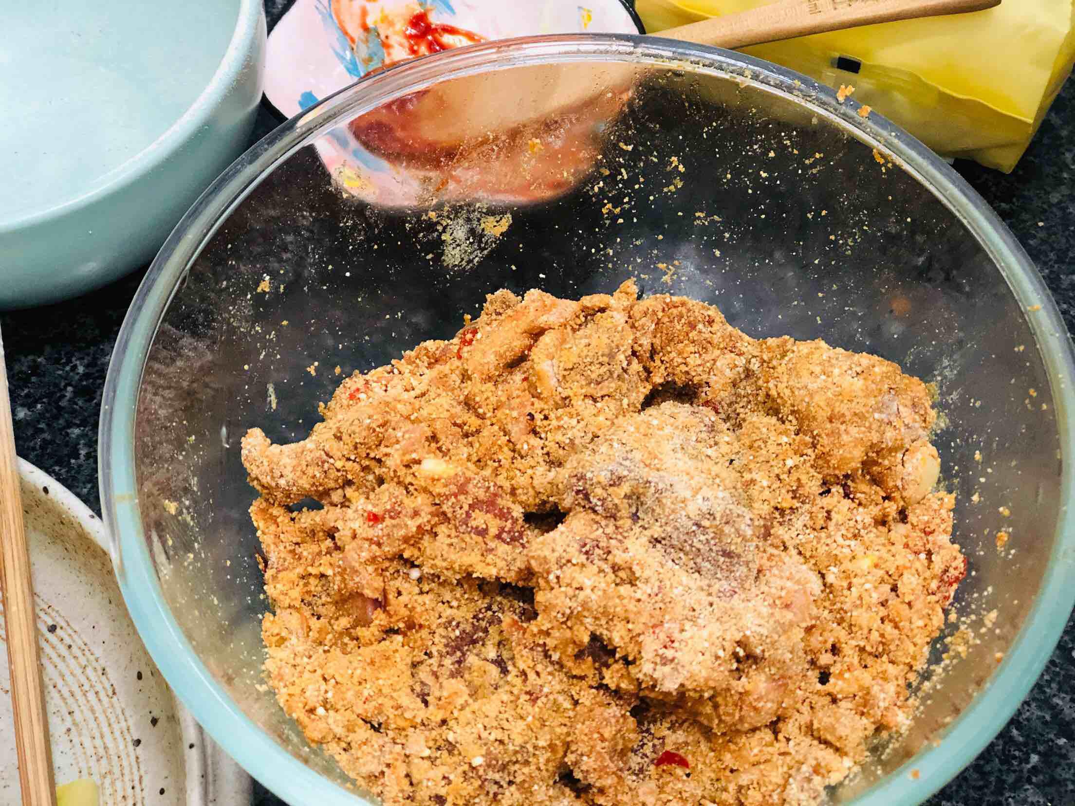 粉蒸排骨的做法-香辣味蒸菜譜