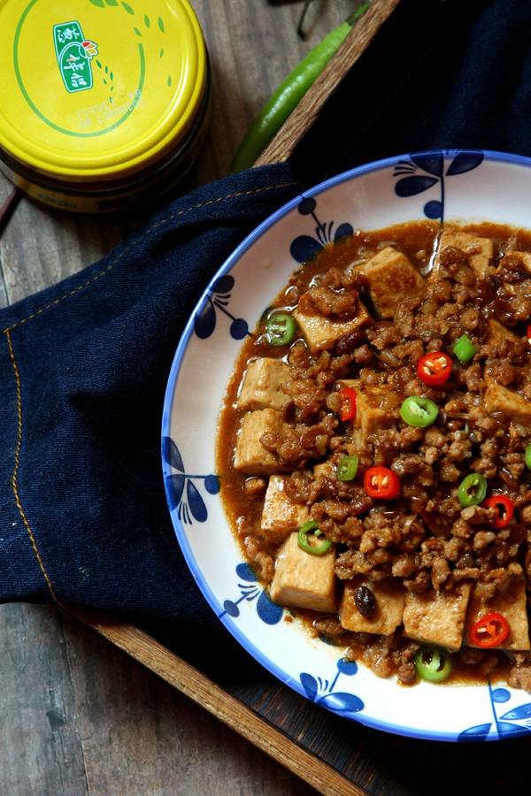 醬香肉末豆腐的做法-咸鮮味炒菜譜