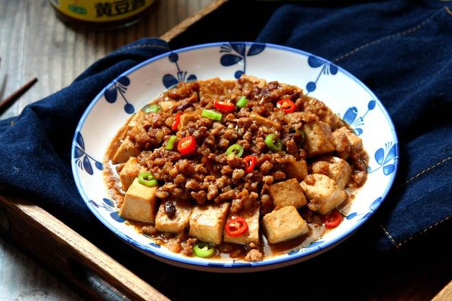 醬香肉末豆腐的做法-咸鮮味炒菜譜