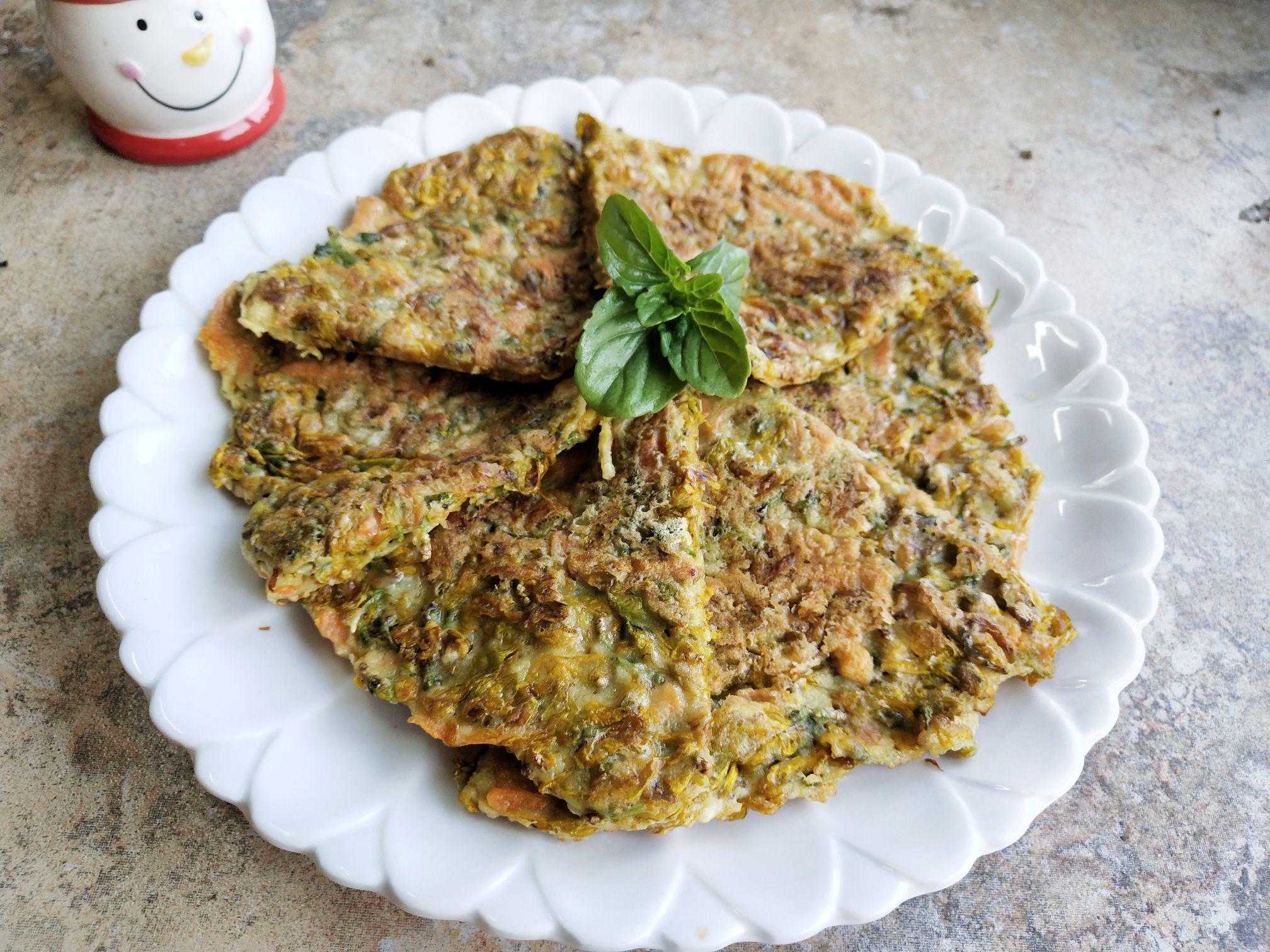 連翹花煎餅的做法-家常味煎菜譜