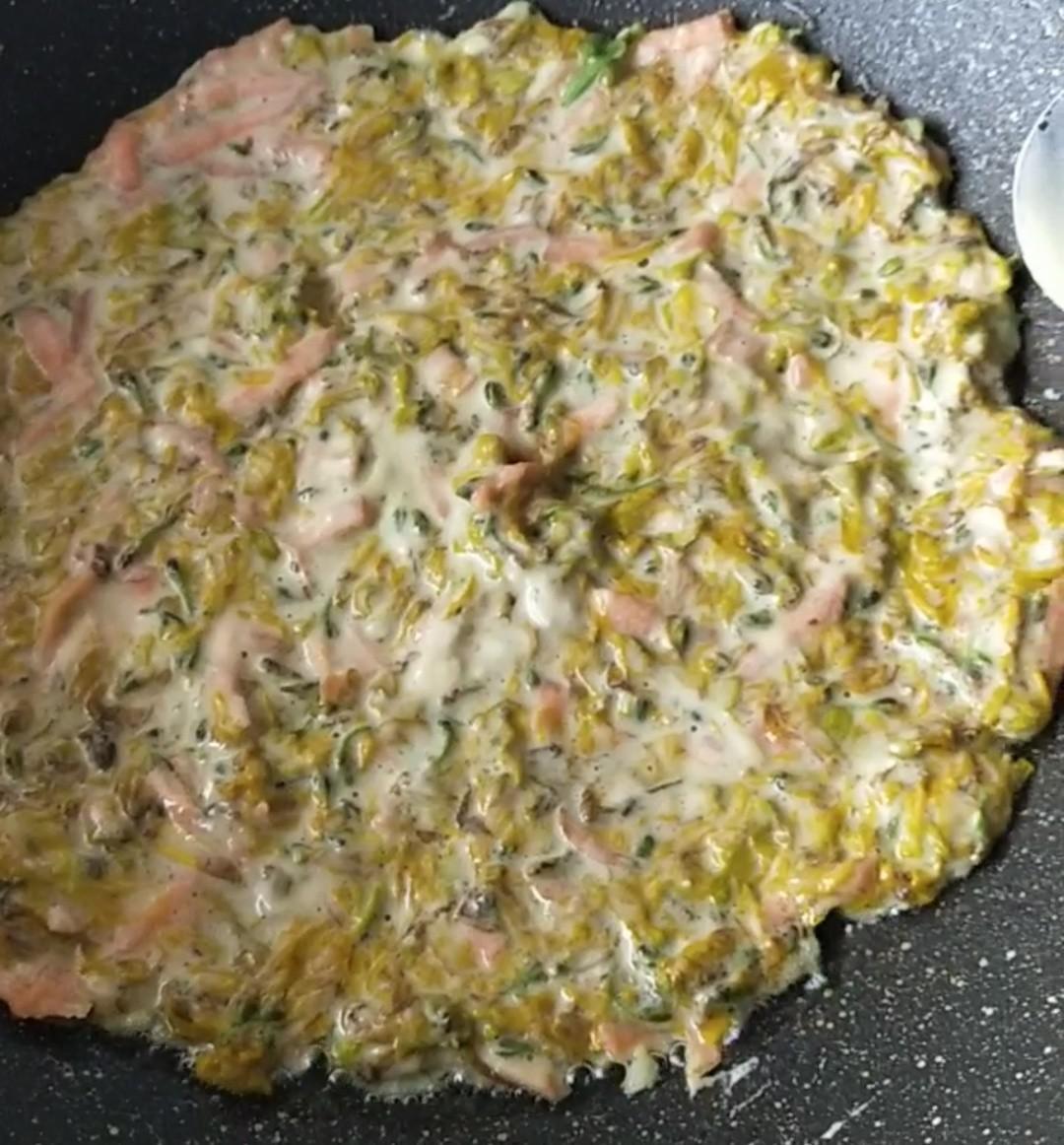 連翹花煎餅的做法-家常味煎菜譜