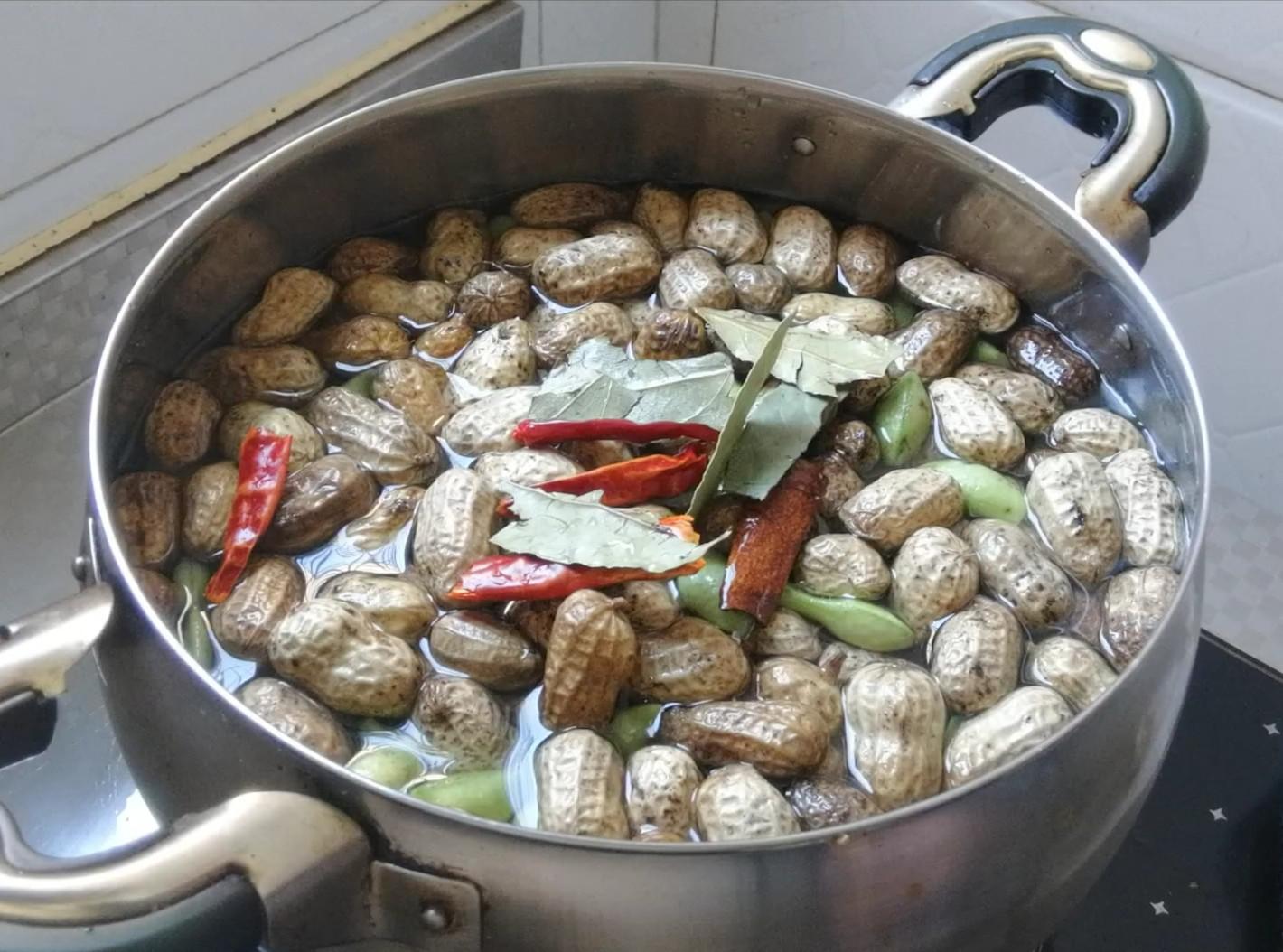 五香花生毛豆的做法-五香味煮菜譜