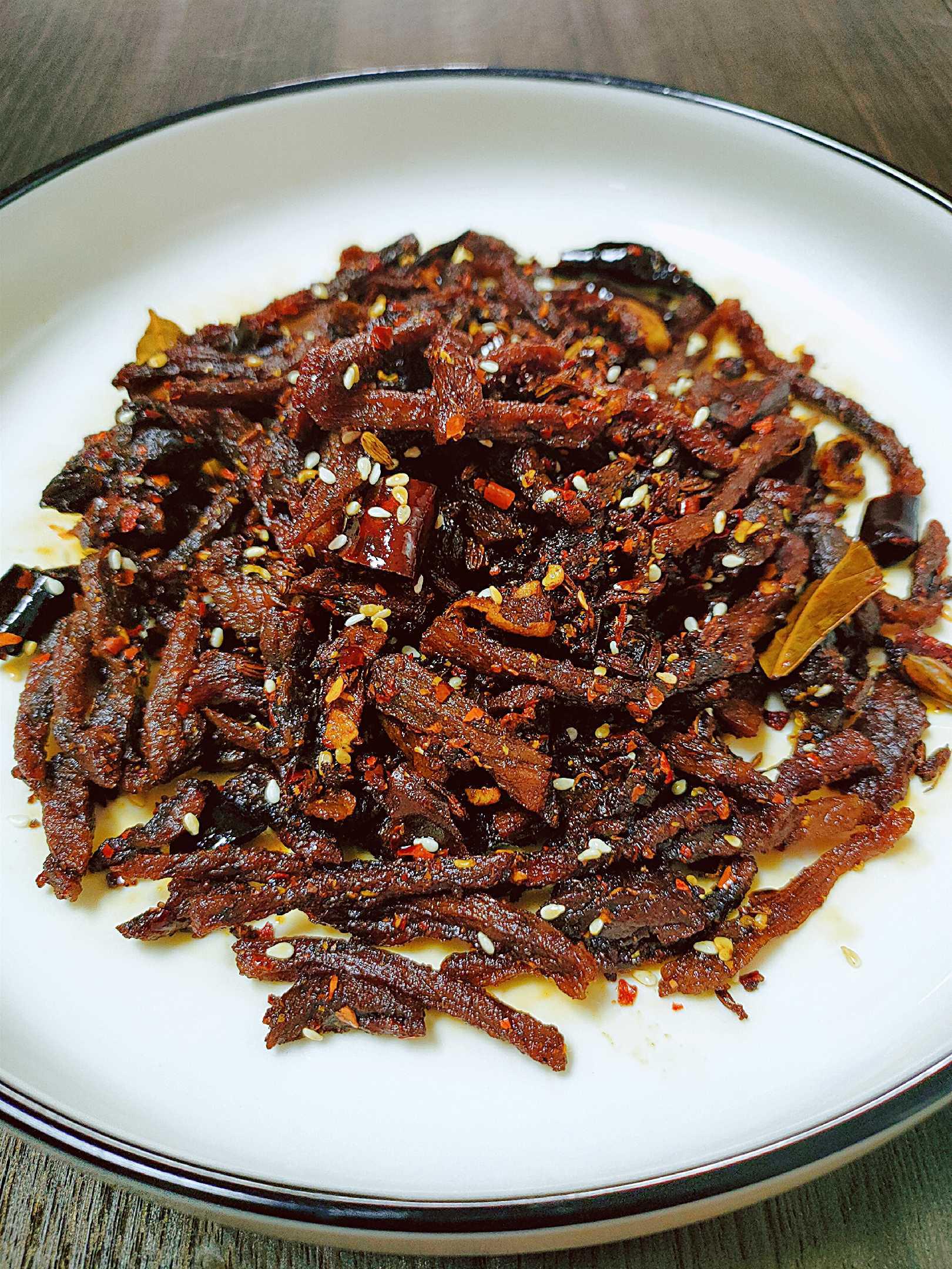 冷吃牛肉的做法-麻辣味其它工藝菜譜