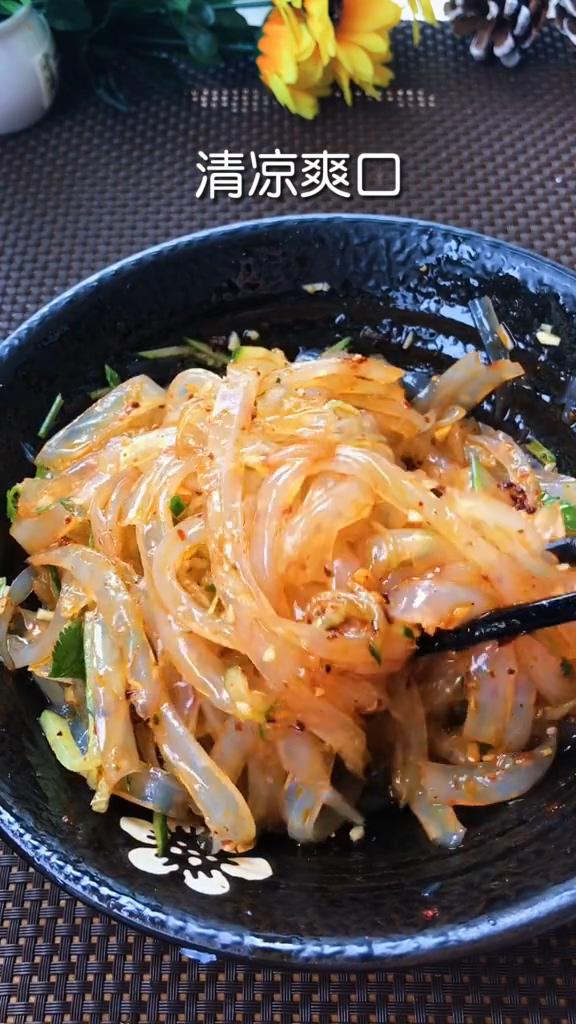 爽口涼粉的做法-咸鮮味拌菜譜