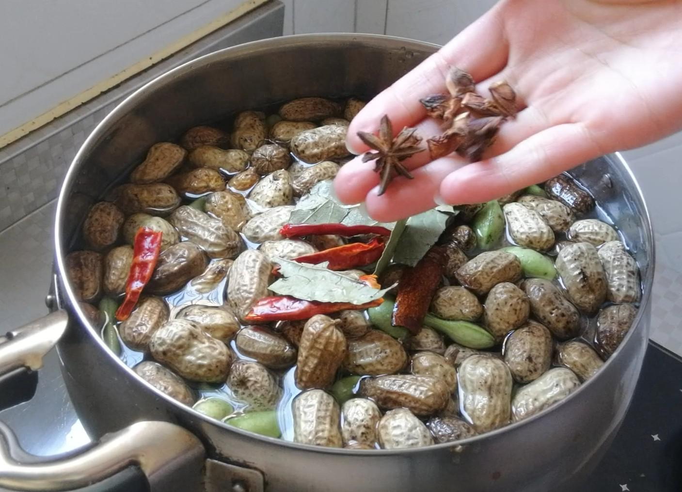 五香花生毛豆的做法-五香味煮菜譜