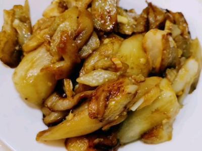 煎茄子的做法-家常味煎菜譜