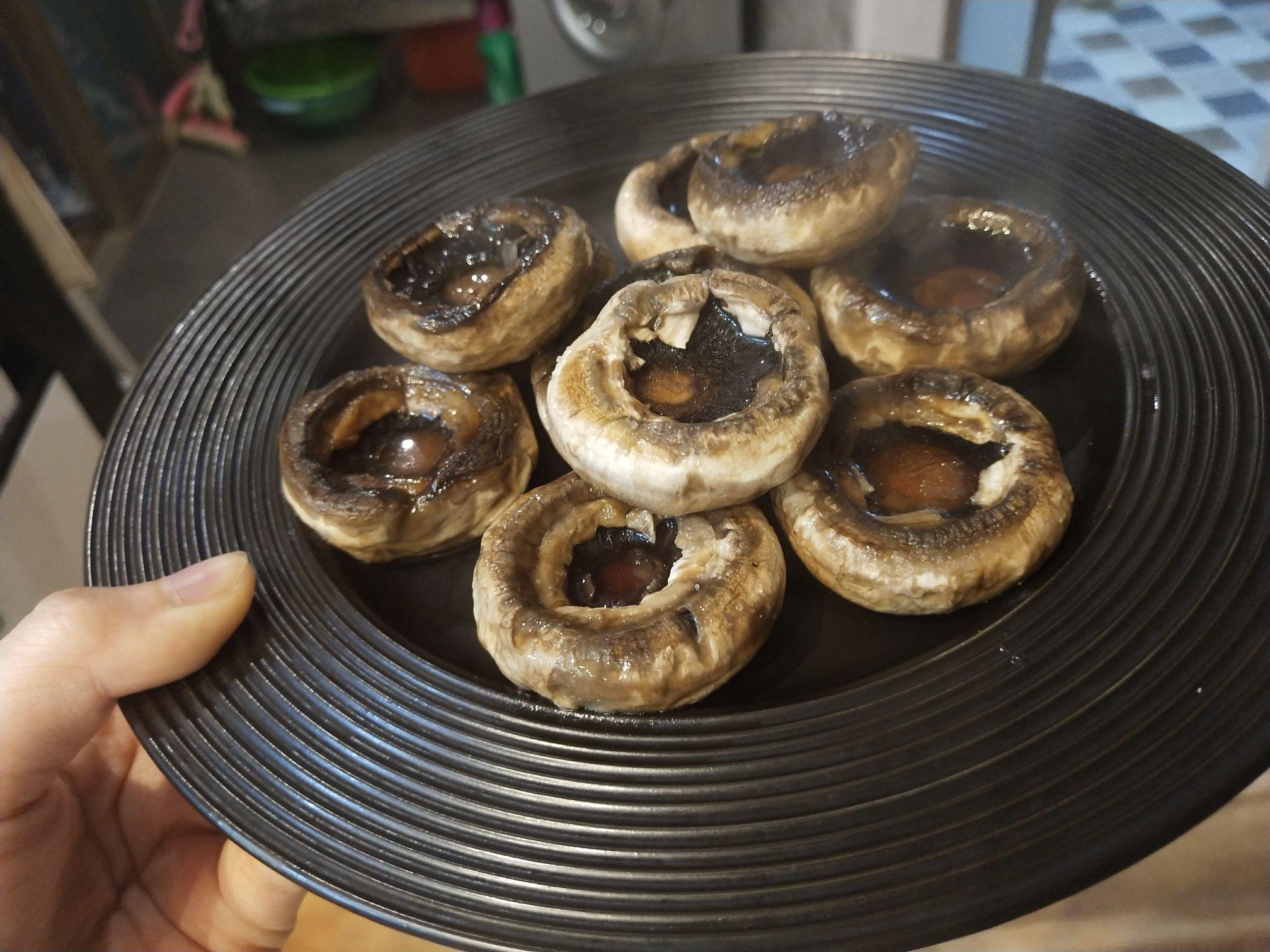 香煎口蘑的做法-家常味煎菜譜