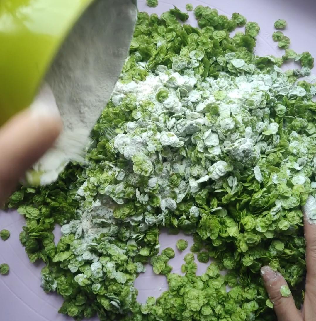 陽春三月的美食~蒸榆錢的做法-家常味蒸菜譜