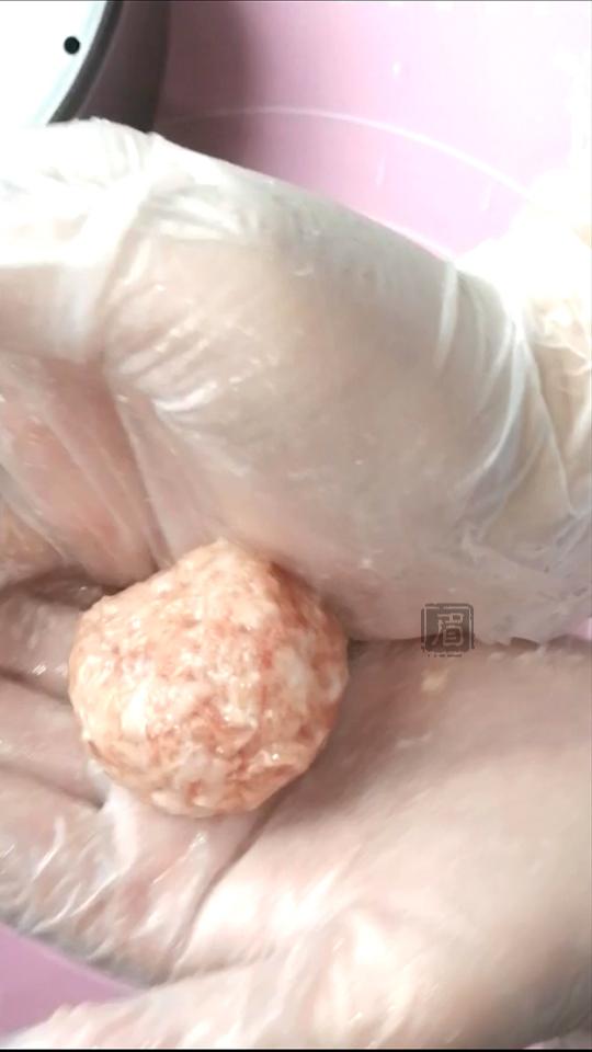 包心米丸子的做法-咸鮮味蒸菜譜